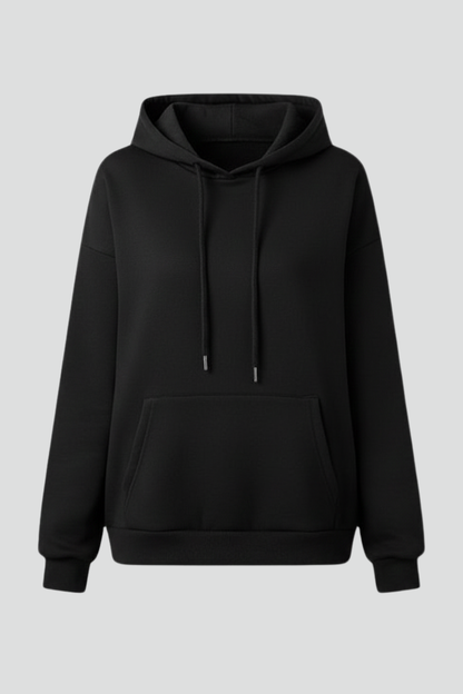 Eleanor | Cozy Relaxed Hoodie with Drawstring Hood and Kangaroo Pocket