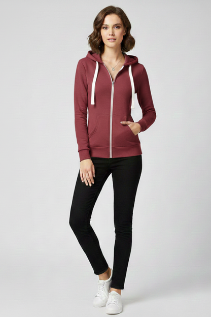 Gracy | Cozy Zip Up Hoodie with Kangaroo Pockets