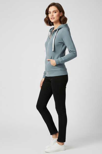 Gracy | Cozy Zip Up Hoodie with Kangaroo Pockets