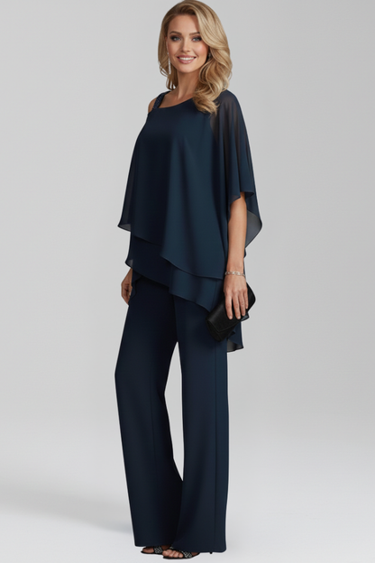 Dakota | Elegant Off Shoulder Jumpsuit with Wide-Leg Pants