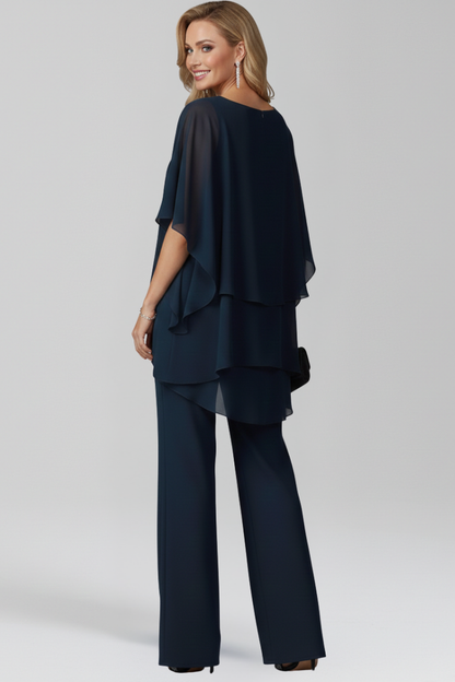 Dakota | Elegant Off Shoulder Jumpsuit with Wide-Leg Pants