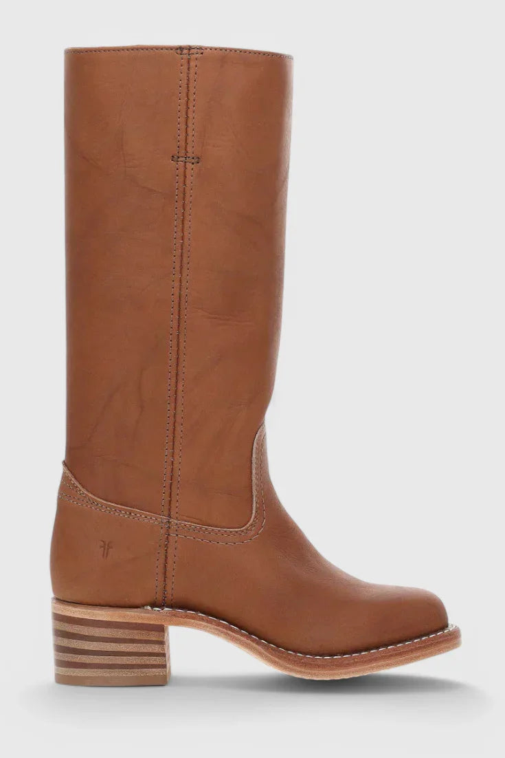 Anastasia | Vintage Knee High Heeled Boots