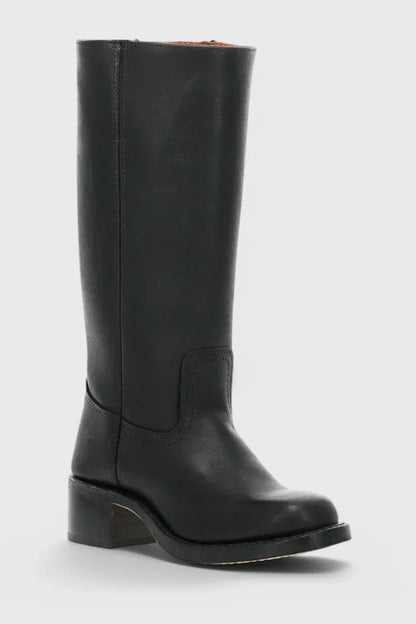 Anastasia | Vintage Knee High Heeled Boots