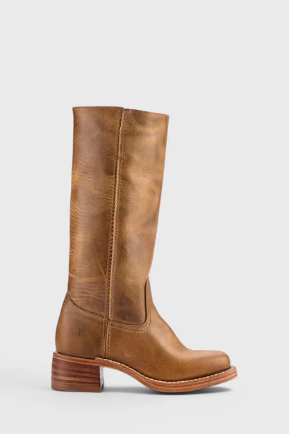 Anastasia | Vintage Knee High Heeled Boots