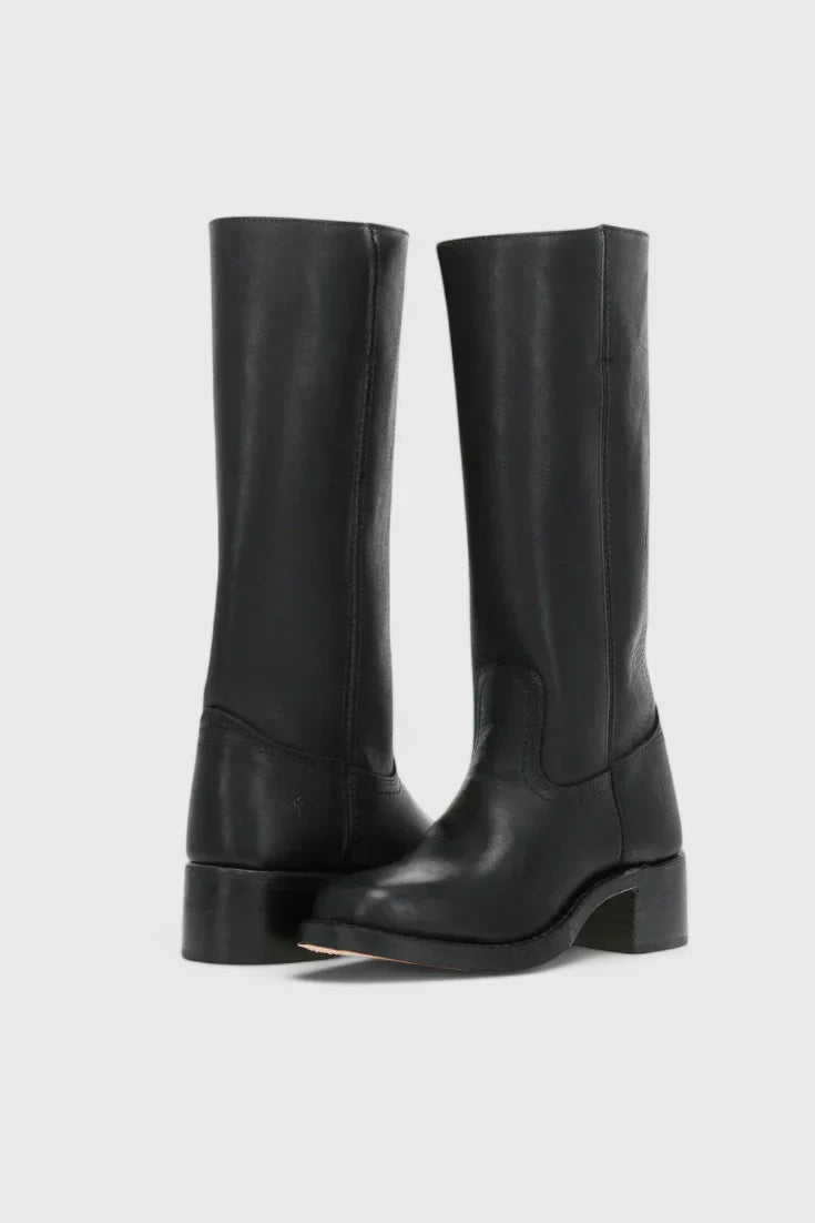 Anastasia | Vintage Knee High Heeled Boots
