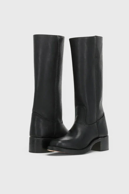 Anastasia | Vintage Knee High Heeled Boots