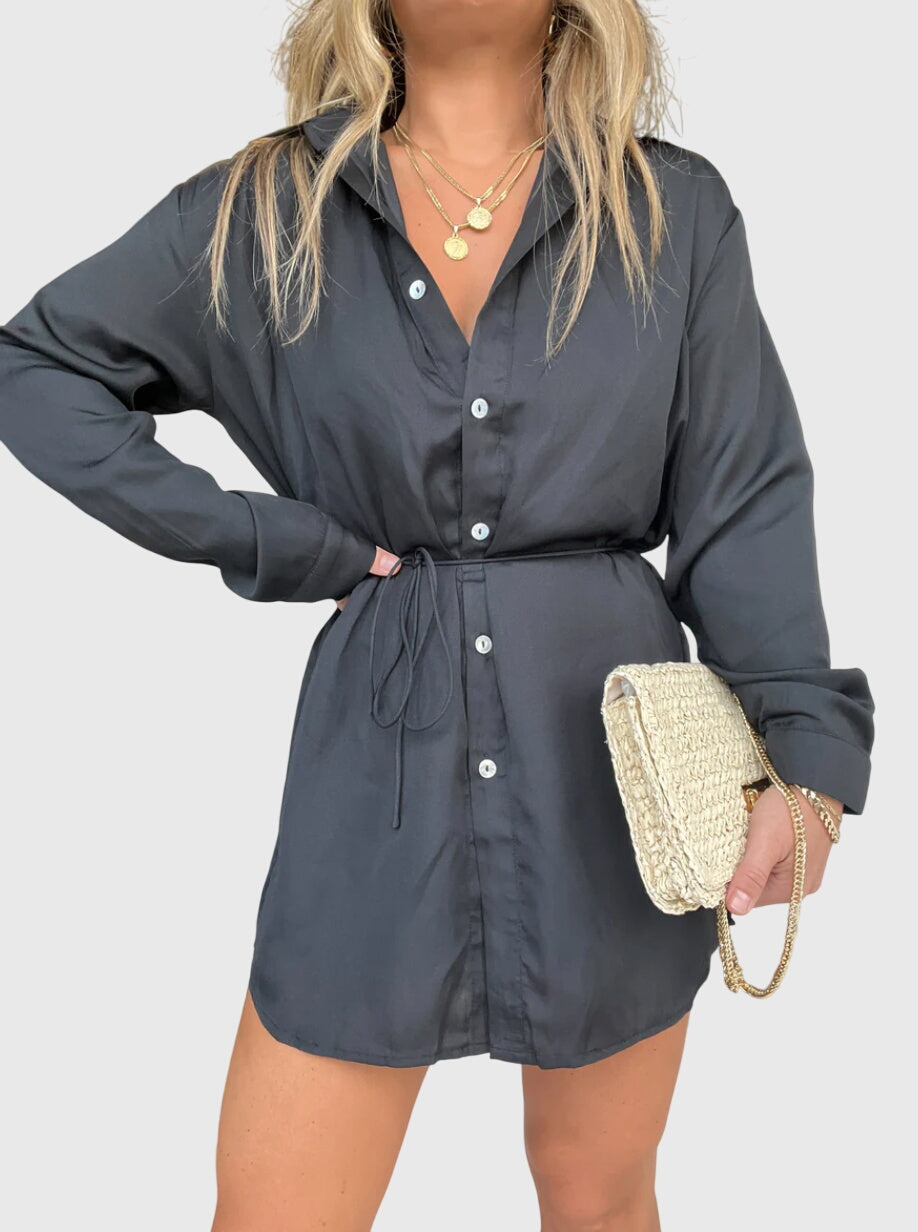 Nova | Elegant Effortless Romper Dress with Built-In Dressy Shorts