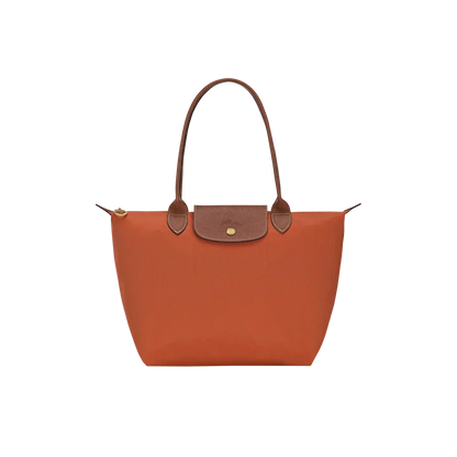 PENELOPE | SIGNATURE FOLDABLE LEATHER-TRIMMED TOTE