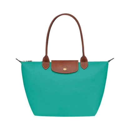 PENELOPE | LARGE TURQUOISE FOLDABLE TOTE BAG
