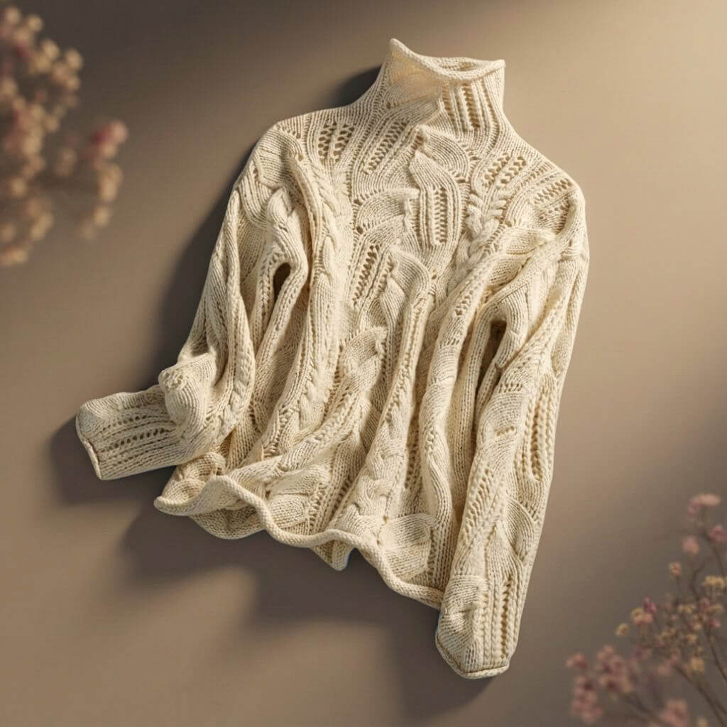 Nora | Cozy Merino Knit Wool Blend Sweater