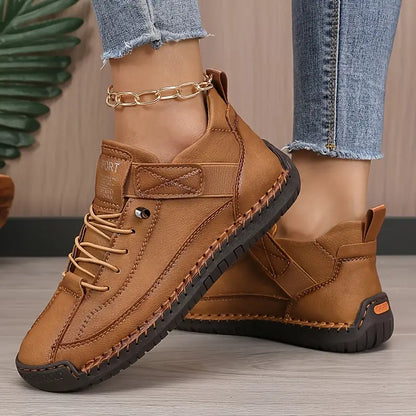 Evelyn | Comfortable Stylish Slip-On Leather Sneakers with Support