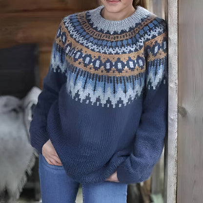 Hollis | Comfortable Fair Isle Knit Sweater