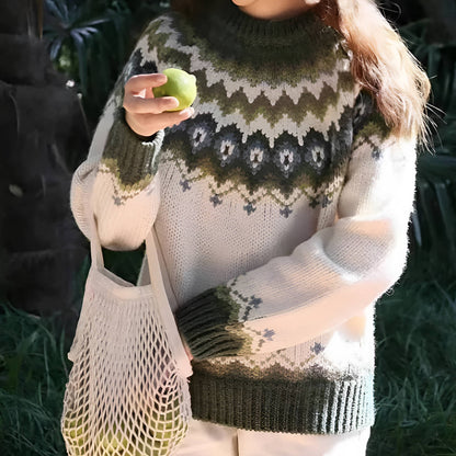 Hollis | Comfortable Fair Isle Knit Sweater