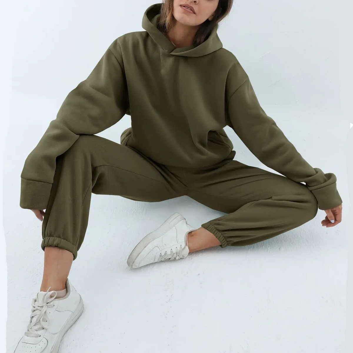 Sabine | Matching Jogger Two Piece Set with Hoodie and Pockets