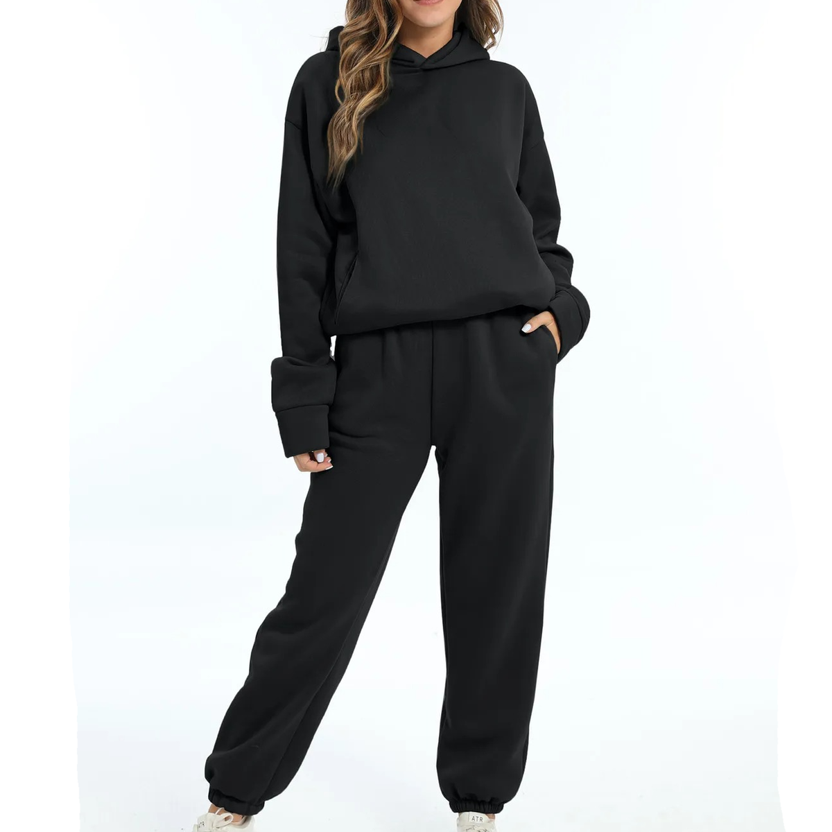 Sabine | Matching Jogger Two Piece Set with Hoodie and Pockets