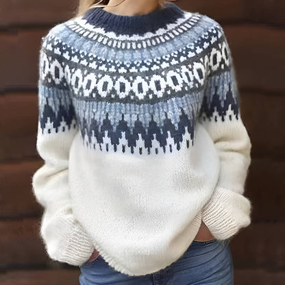 Hollis | Comfortable Fair Isle Knit Sweater