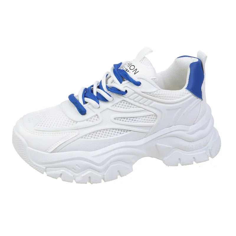 Wren | Bold Chunky Platform Sneakers with Mesh Panels