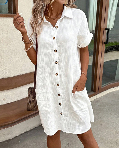 Melissa | Airy Loose Casual Work Dress for All-Day Comfort