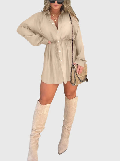 Nova | Elegant Effortless Romper Dress with Built-In Dressy Shorts