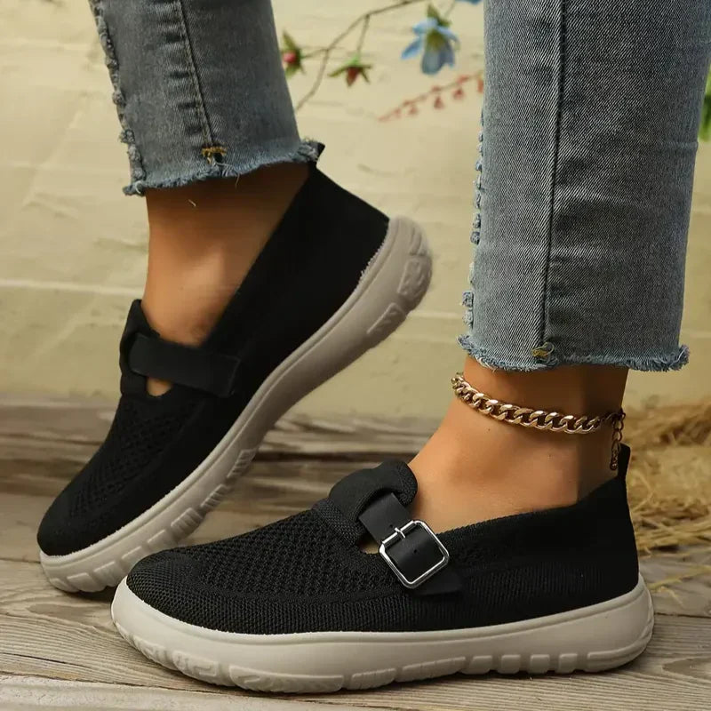 Francesca | Comfortable Mary Jane Flats with Cushioned Insole
