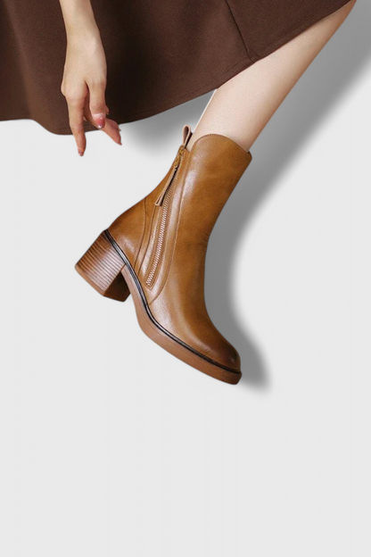 Irina | Sharp Ankle Boots with Streamlined Silhouette