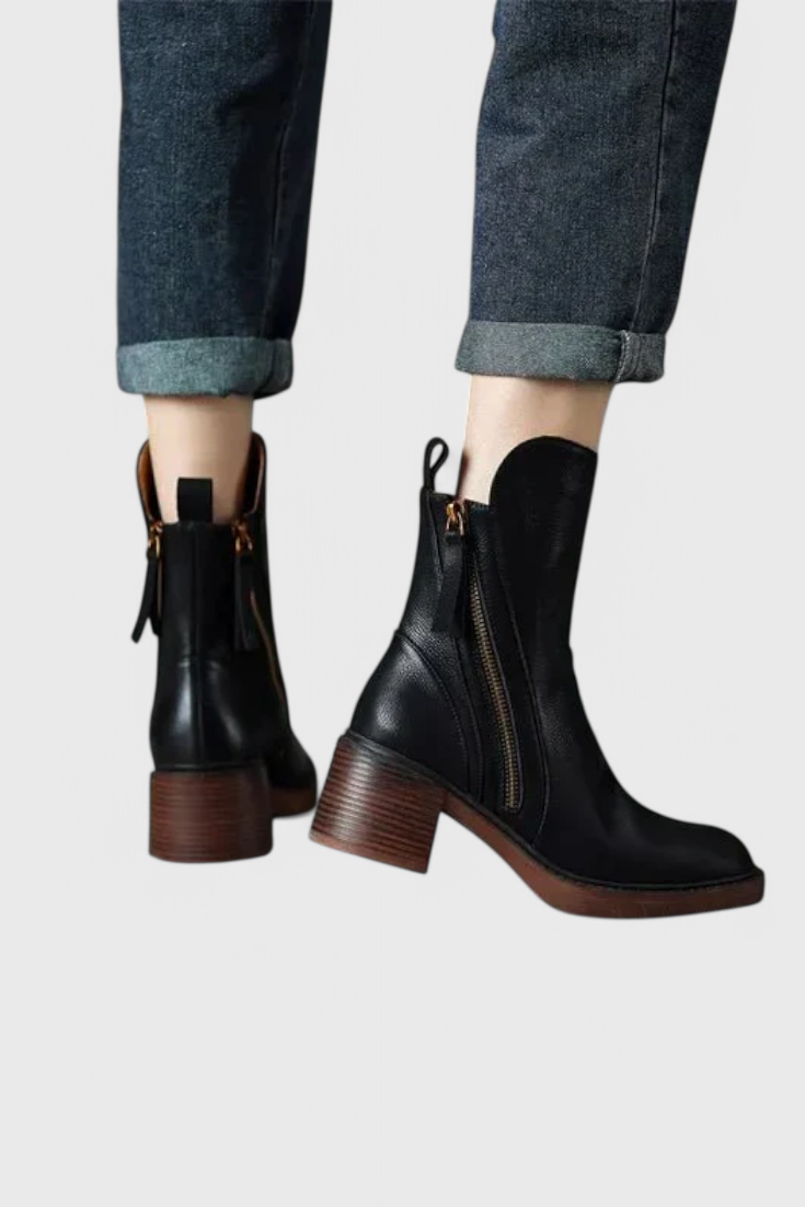 Irina | Sharp Ankle Boots with Streamlined Silhouette