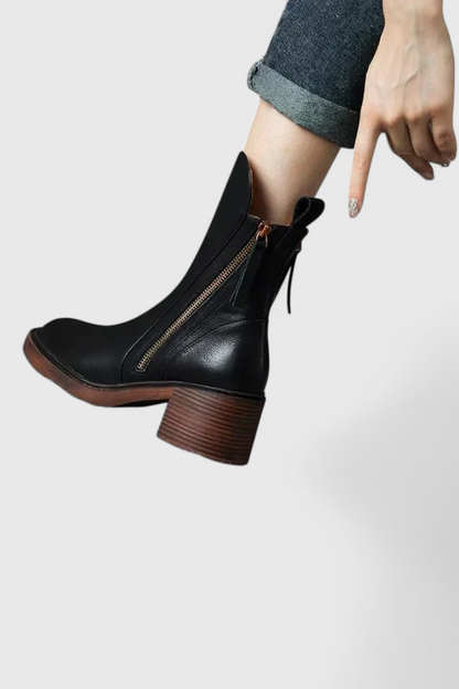Irina | Sharp Ankle Boots with Streamlined Silhouette