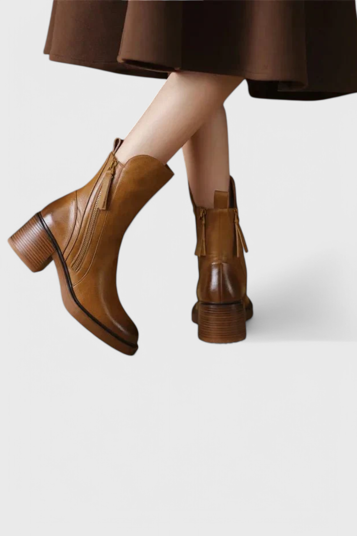 Irina | Sharp Ankle Boots with Streamlined Silhouette