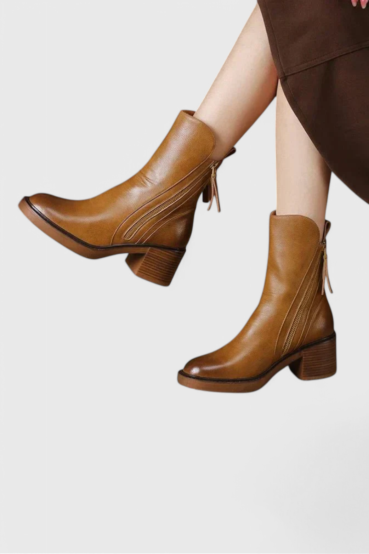 Irina | Sharp Ankle Boots with Streamlined Silhouette