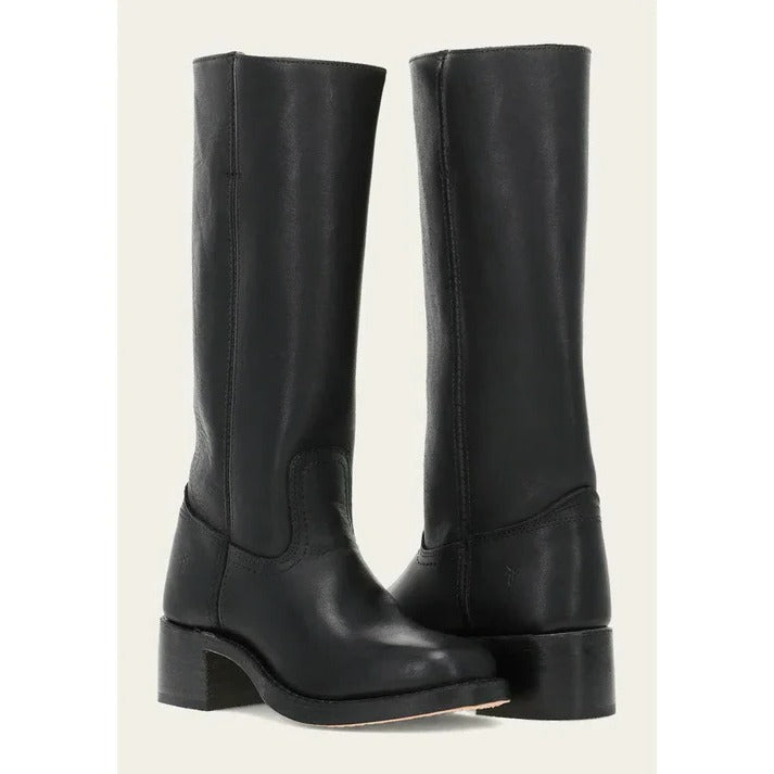 Larissa | Vintage Square Toe Block Heel Boots
