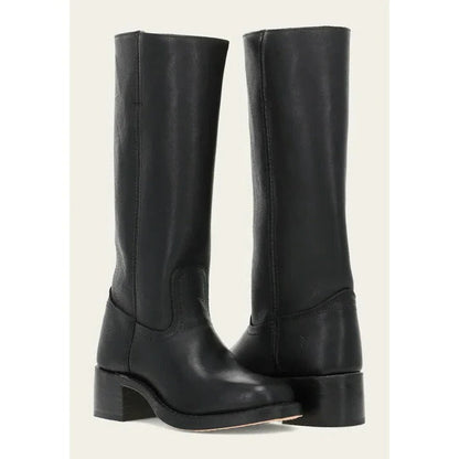 Larissa | Vintage Square Toe Block Heel Boots