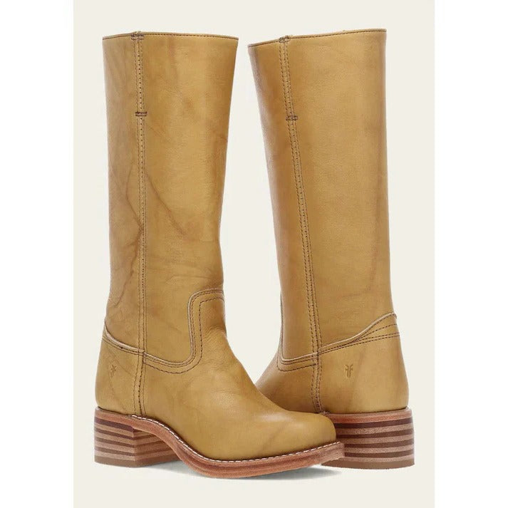 Larissa | Vintage Square Toe Block Heel Boots