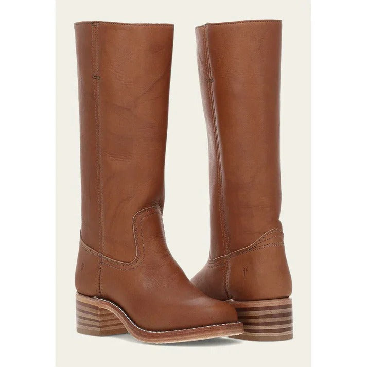Larissa | Vintage Square Toe Block Heel Boots