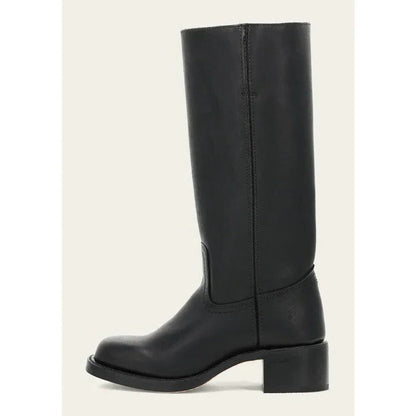 Larissa | Vintage Square Toe Block Heel Boots