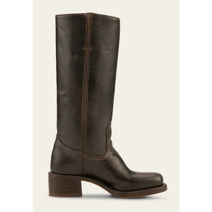 Larissa | Vintage Square Toe Block Heel Boots