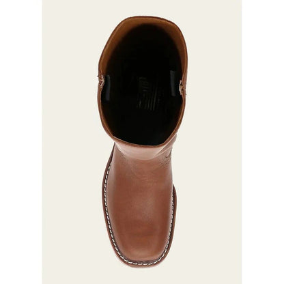 Larissa | Vintage Square Toe Block Heel Boots