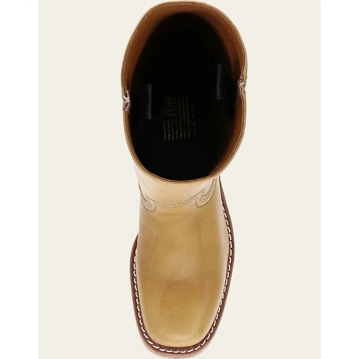 Larissa | Vintage Square Toe Block Heel Boots