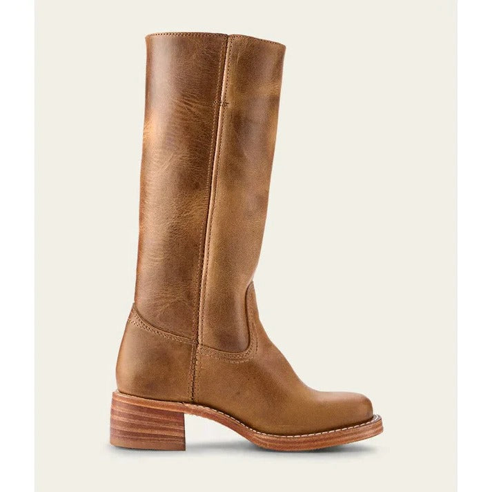Larissa | Vintage Square Toe Block Heel Boots
