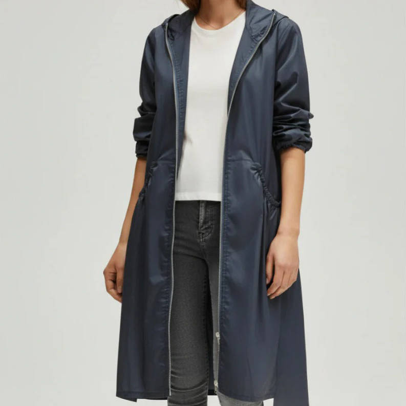 Bexley | Minimal Insulated Waterproof Rain Coat with Pockets