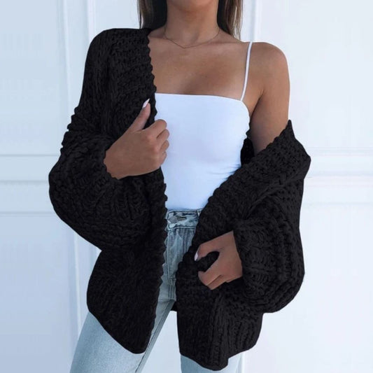 Tokyo | Cozy Breathable Chunky Knit Oversized Cardigan with Relaxed Fit