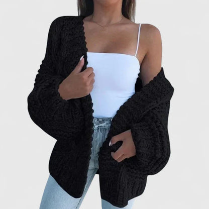 Tokyo | Cozy Breathable Chunky Knit Oversized Cardigan with Relaxed Fit