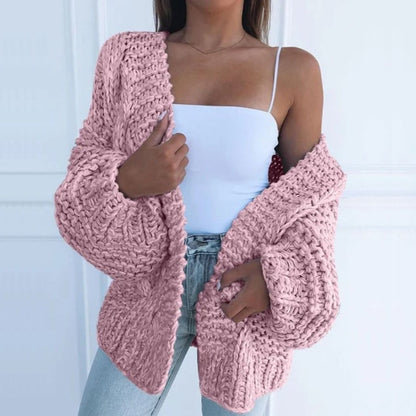 Tokyo | Cozy Breathable Chunky Knit Oversized Cardigan with Relaxed Fit