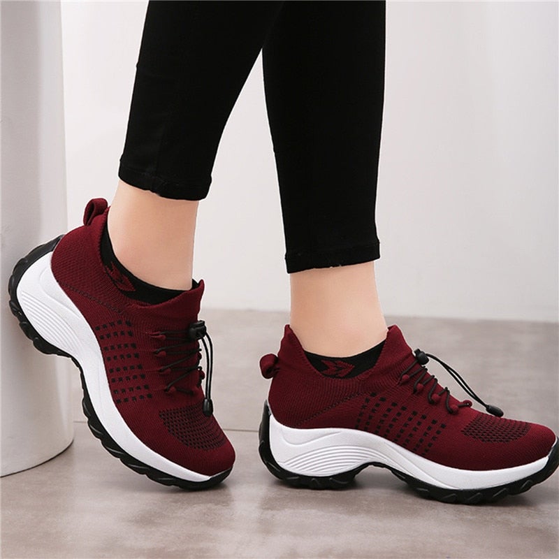 Elowen | Snug Cushioned Shoes with Memory Foam and Arch Support