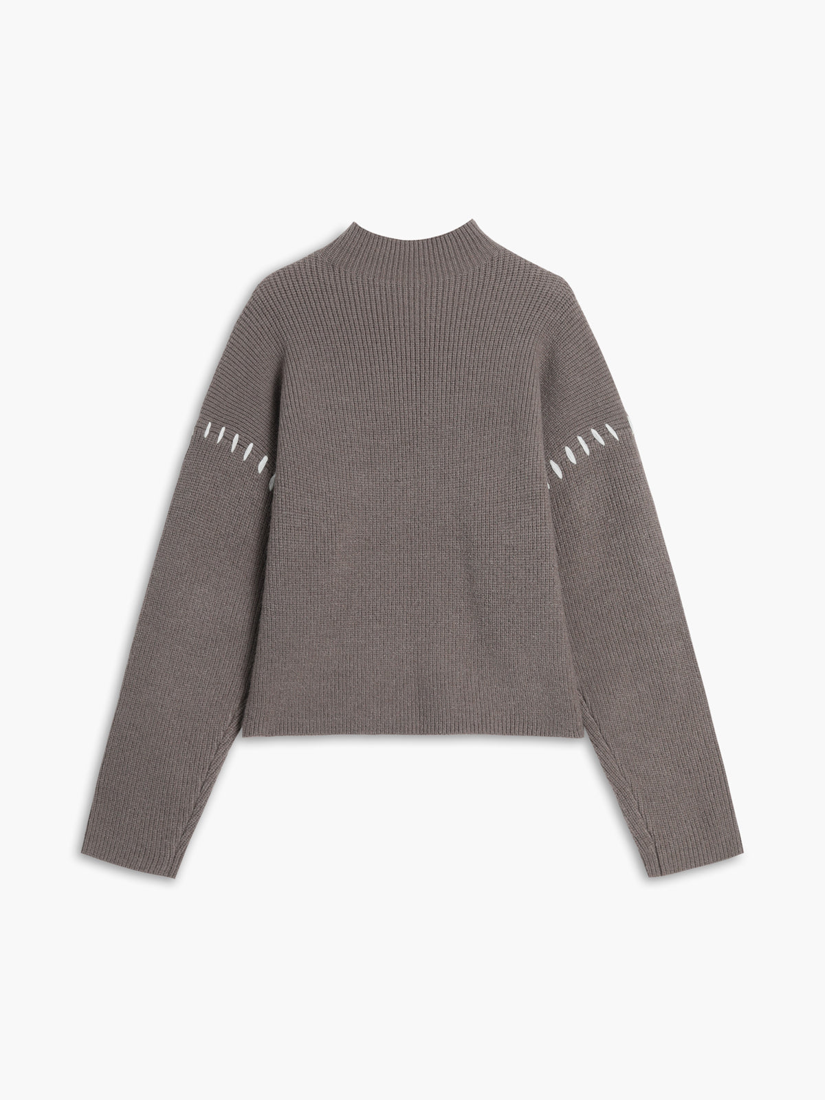 Aster | Knit Oversized Mock Neck Sweater
