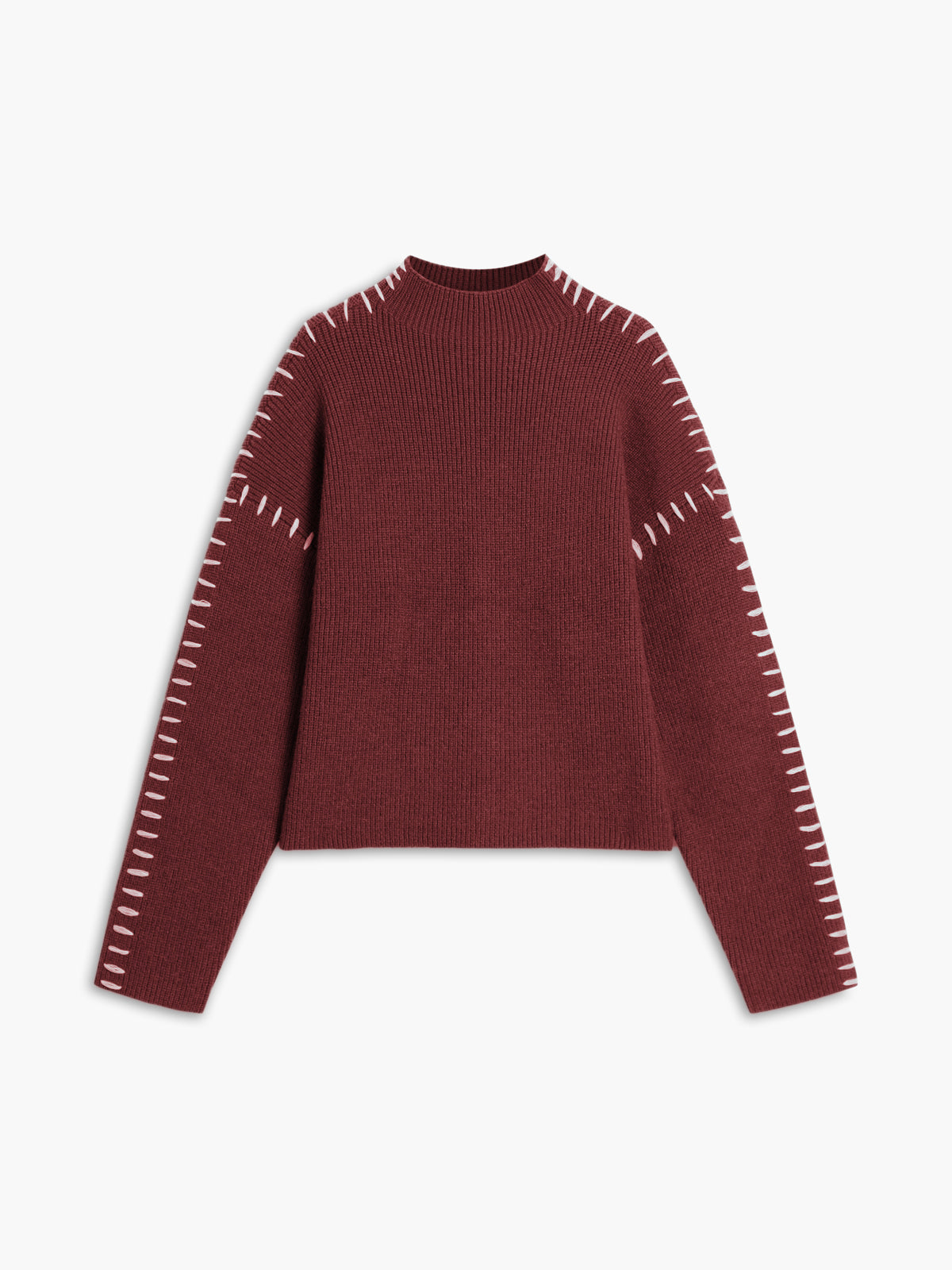 Aster | Knit Oversized Mock Neck Sweater