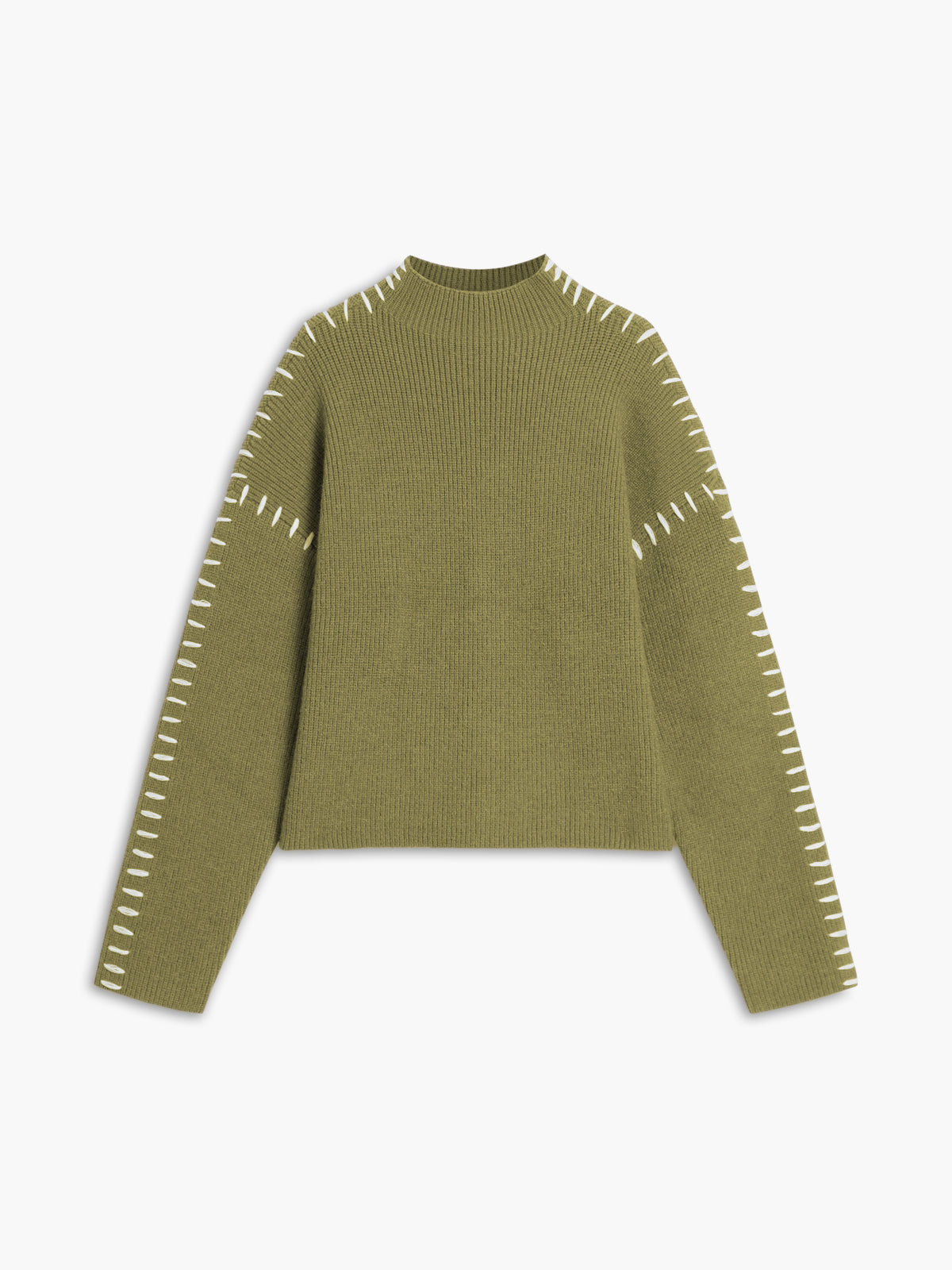 Aster | Knit Oversized Mock Neck Sweater
