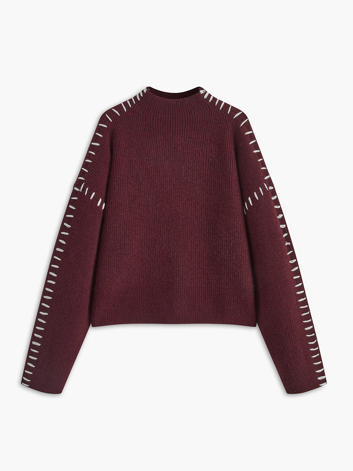 Aster | Knit Oversized Mock Neck Sweater