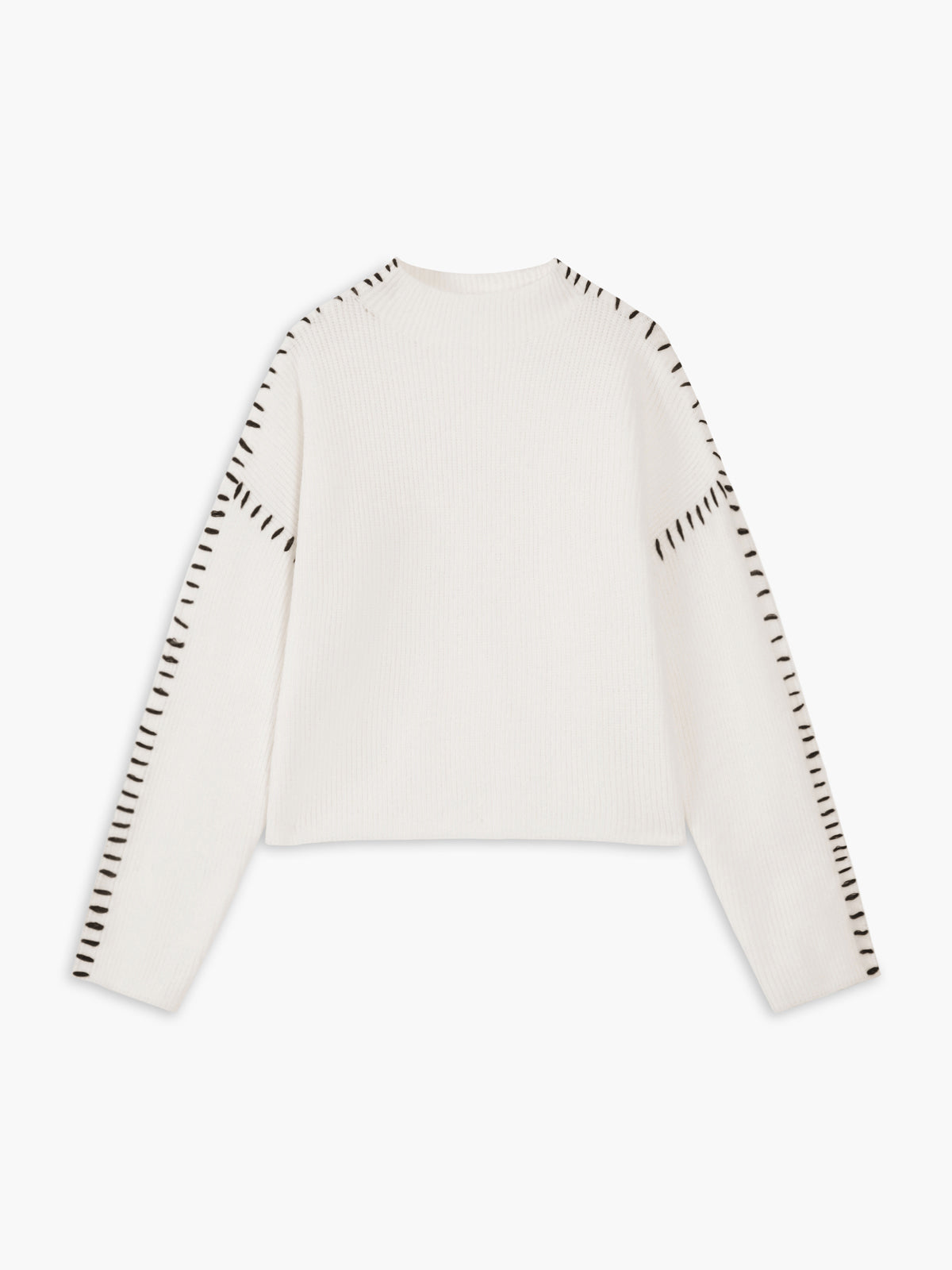Aster | Knit Oversized Mock Neck Sweater