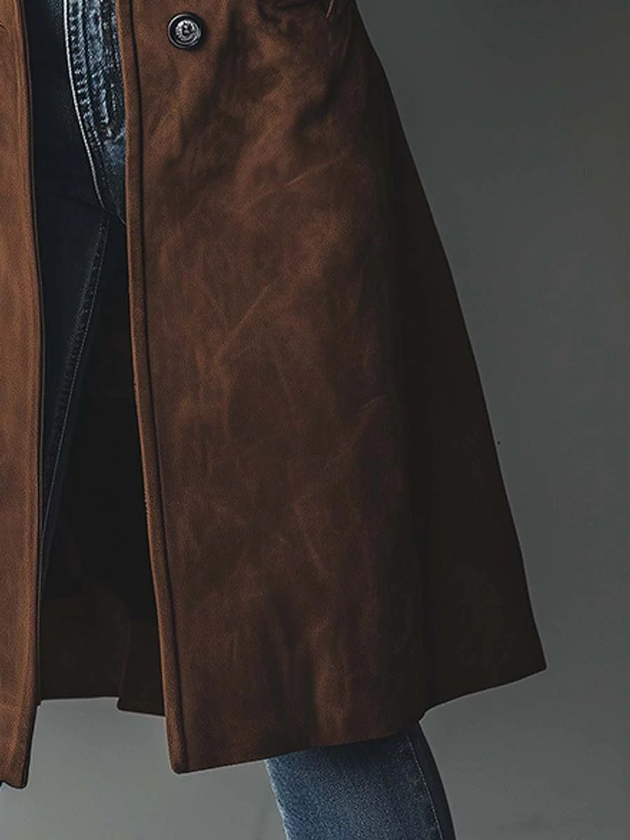 Amelia | Classic Double-Breasted Trench Coat with Vintage Styling